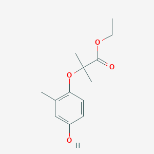 Ethyl 2-(4-hydroxy-2-methylphenoxy)-2-methylpropanoate