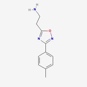2-[3-(4-Methylphenyl)-1,2,4-oxadiazol-5-yl]ethanamine