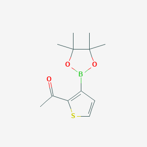 1-[3-(4,4,5,5-Tetramethyl-[1,3,2]dioxaborolan-2-yl)-thiophen-2-yl]-ethanone