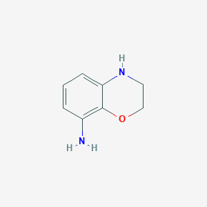 molecular formula C8H10N2O B1603406 3,4-Dihydro-2H-benzo[b][1,4]oxazin-8-amine CAS No. 704879-74-3