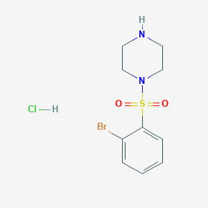 1-((2-Bromophenyl)sulfonyl)piperazine hydrochloride