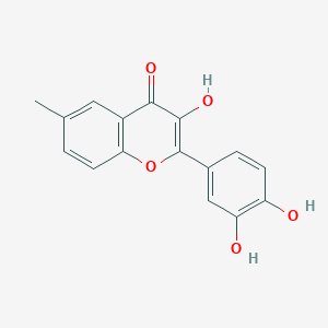 molecular formula C16H12O5 B1603414 2-(3,4-Dihydroxyphenyl)-3-hydroxy-6-methyl-4H-chromen-4-one CAS No. 260063-32-9
