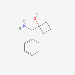 1-(Amino(phenyl)methyl)cyclobutanol