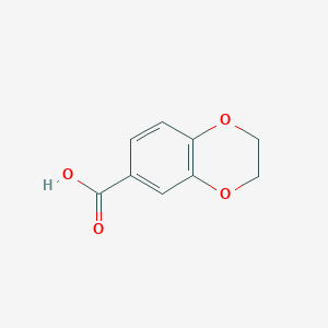 molecular formula C9H8O4 B160342 2,3-Dihydro-1,4-benzodioxine-6-carboxylic acid CAS No. 4442-54-0