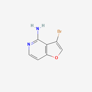 molecular formula C7H5BrN2O B1603420 3-Bromofuro[3,2-c]pyridin-4-amine CAS No. 799293-73-5