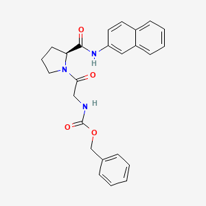 molecular formula C25H25N3O4 B1603432 Z-Gly-pro-betana CAS No. 67336-99-6