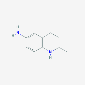 molecular formula C10H14N2 B1603433 2-Methyl-1,2,3,4-tetrahydroquinolin-6-amine CAS No. 649569-61-9