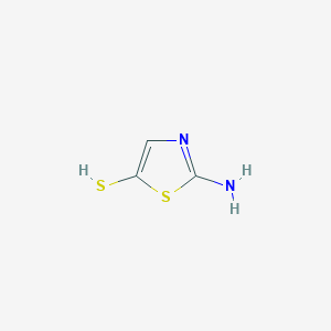 molecular formula C3H4N2S2 B1603434 2-Aminothiazole-5-thiol CAS No. 69950-00-1