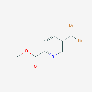 molecular formula C8H7Br2NO2 B1603439 Methyl 5-(dibromomethyl)picolinate CAS No. 55876-83-0