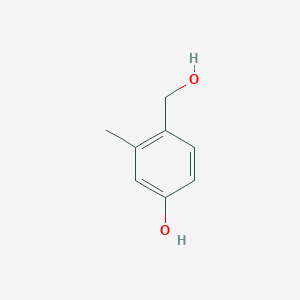 molecular formula C8H10O2 B1603445 4-(Hydroxymethyl)-3-methylphenol CAS No. 22574-58-9