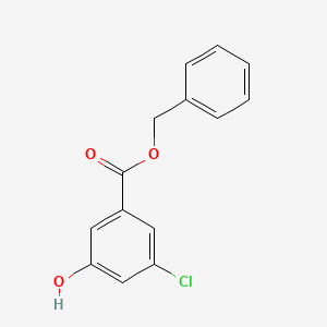 molecular formula C14H11ClO3 B1603447 Benzyl 3-chloro-5-hydroxybenzoate CAS No. 245116-17-0