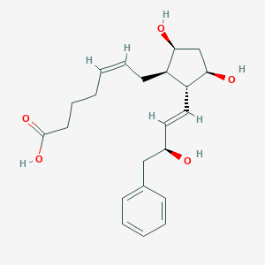 molecular formula C22H30O5 B160345 16-Phenyl tetranor prostaglandin F2alpha CAS No. 38315-48-9