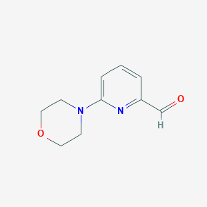 molecular formula C10H12N2O2 B1603457 6-Morpholinopicolinaldehyde CAS No. 857283-88-6