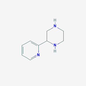 molecular formula C9H13N3 B1603462 2-(Pyridin-2-YL)piperazine CAS No. 111759-97-8