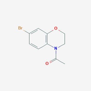 1-(7-bromo-2H-benzo[b][1,4]oxazin-4(3H)-yl)ethanone