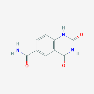 molecular formula C9H7N3O3 B1603476 2,4-Dioxo-1,2,3,4-tetrahydroquinazoline-6-carboxamide CAS No. 263010-13-5