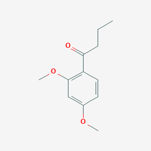 molecular formula C12H16O3 B1603479 2',4'-Dimethoxybutyrophenone CAS No. 6703-00-0
