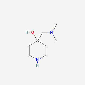 molecular formula C8H20Cl2N2O B1603480 4-((Dimethylamino)methyl)piperidin-4-ol CAS No. 695145-47-2
