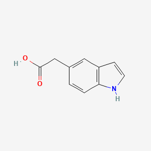 B1603483 2-(1H-Indol-5-YL)acetic acid CAS No. 34298-84-5