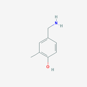 molecular formula C8H11NO B1603491 4-Hydroxy-3-methylbenzylamine CAS No. 92705-78-7