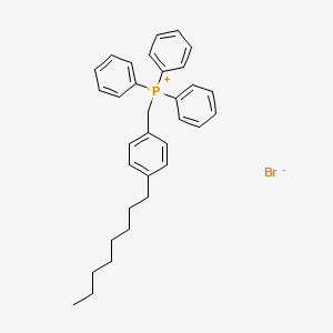 molecular formula C33H38BrP B1603495 Phosphonium, [(4-octylphenyl)methyl]triphenyl-, bromide CAS No. 95902-62-8