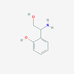 molecular formula C8H11NO2 B1603504 2-(1-Amino-2-hydroxyethyl)phenol CAS No. 741232-09-7