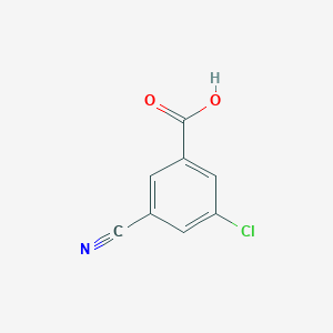 molecular formula C8H4ClNO2 B1603510 3-氯-5-氰基苯甲酸 CAS No. 327056-71-3