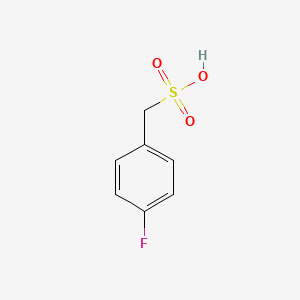 molecular formula C7H7FO3S B1603511 (4-Fluorophenyl)methanesulfonic acid CAS No. 1064778-57-9