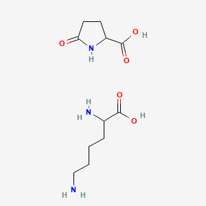 2,6-Diaminohexanoic acid;5-oxopyrrolidine-2-carboxylic acid