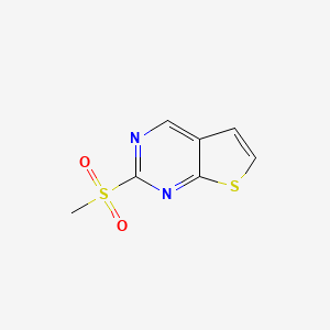 molecular formula C7H6N2O2S2 B1603521 2-(Methanesulfonyl)thieno[2,3-d]pyrimidine CAS No. 598298-12-5