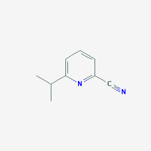 molecular formula C9H10N2 B1603522 2-Cyano-6-isopropylpyridine CAS No. 337904-76-4
