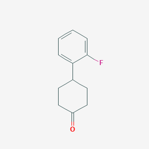 molecular formula C12H13FO B1603531 4-(2-Fluorophenyl)cyclohexanone CAS No. 218776-92-2