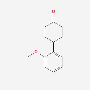molecular formula C13H16O2 B1603532 4-(2-Methoxyphenyl)cyclohexanone CAS No. 40505-51-9