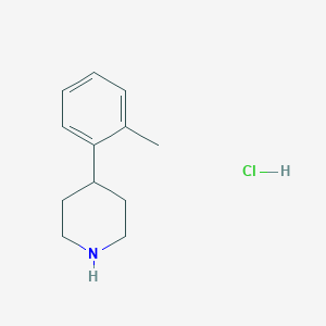 molecular formula C12H18ClN B1603546 4-(2-Methylphenyl)piperidine hydrochloride CAS No. 82212-02-0
