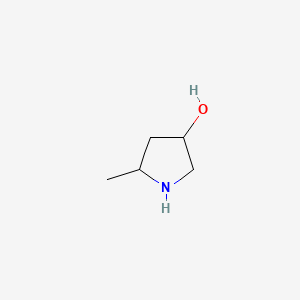 molecular formula C5H11NO B1603548 2-Methyl-4-hydroxypyrrolidine CAS No. 94134-94-8