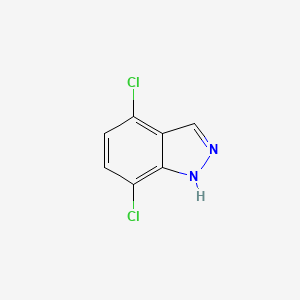molecular formula C7H4Cl2N2 B1603555 4,7-Dichloro-1H-indazole CAS No. 1000341-86-5