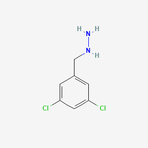 molecular formula C7H8Cl2N2 B1603556 (3,5-Dichlorobenzyl)hydrazine CAS No. 51421-25-1