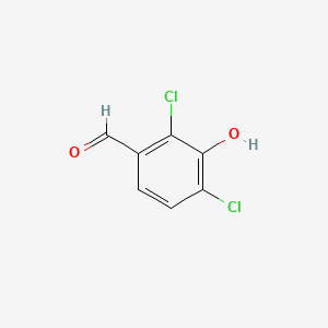 molecular formula C7H4Cl2O2 B1603558 2,4-Dichloro-3-hydroxybenzaldehyde CAS No. 56962-13-1