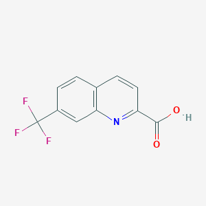 molecular formula C11H6F3NO2 B1603559 7-(Trifluoromethyl)quinoline-2-carboxylic acid CAS No. 1092304-95-4