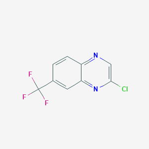 molecular formula C9H4ClF3N2 B1603563 2-Chloro-7-(trifluoromethyl)quinoxaline CAS No. 883-94-3