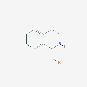 molecular formula C10H12BrN B1603567 1-(Bromomethyl)-1,2,3,4-tetrahydroisoquinoline CAS No. 130109-95-4