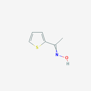 molecular formula C6H7NOS B160357 ethanone, 1-(2-thienyl)-, oxime, (1Z)- CAS No. 1956-45-2