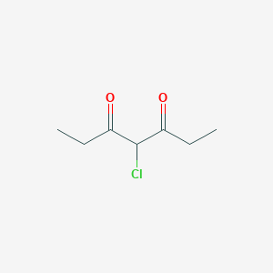 molecular formula C7H11ClO2 B1603574 4-Chloroheptane-3,5-dione CAS No. 13054-81-4