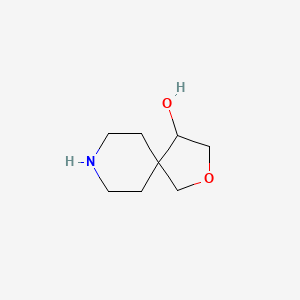 molecular formula C8H15NO2 B1603575 2-Oxa-8-azaspiro[4.5]decan-4-ol CAS No. 777049-50-0