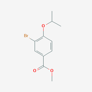 molecular formula C11H13BrO3 B1603576 Methyl 3-bromo-4-isopropoxybenzoate CAS No. 213598-10-8