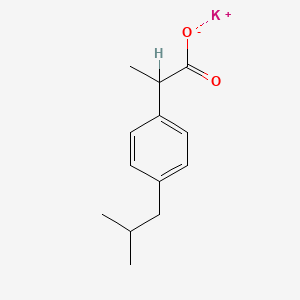 molecular formula C13H17KO2 B1603587 Ibuprofen potassium CAS No. 79261-49-7