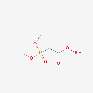 molecular formula C4H8KO5P B1603588 Potassium P,P-dimethylphosphonoacetate CAS No. 34170-88-2