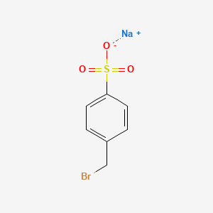 molecular formula C7H7BrNaO3S B1603592 Sodium 4-(bromomethyl)benzenesulfonate CAS No. 32014-22-5