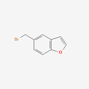 molecular formula C9H7BrO B1603608 5-(溴甲基)苯并呋喃 CAS No. 188862-35-3