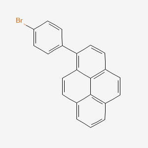 molecular formula C22H13B B1603610 1-(4-Bromophenyl)pyrene CAS No. 345924-29-0